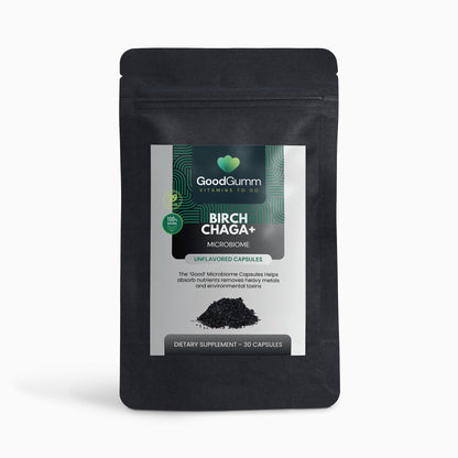 Pure Birch Chaga + Microbiome Capsules