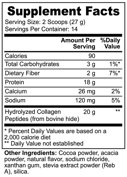 Collagen Peptides + Powder (Chocolate)